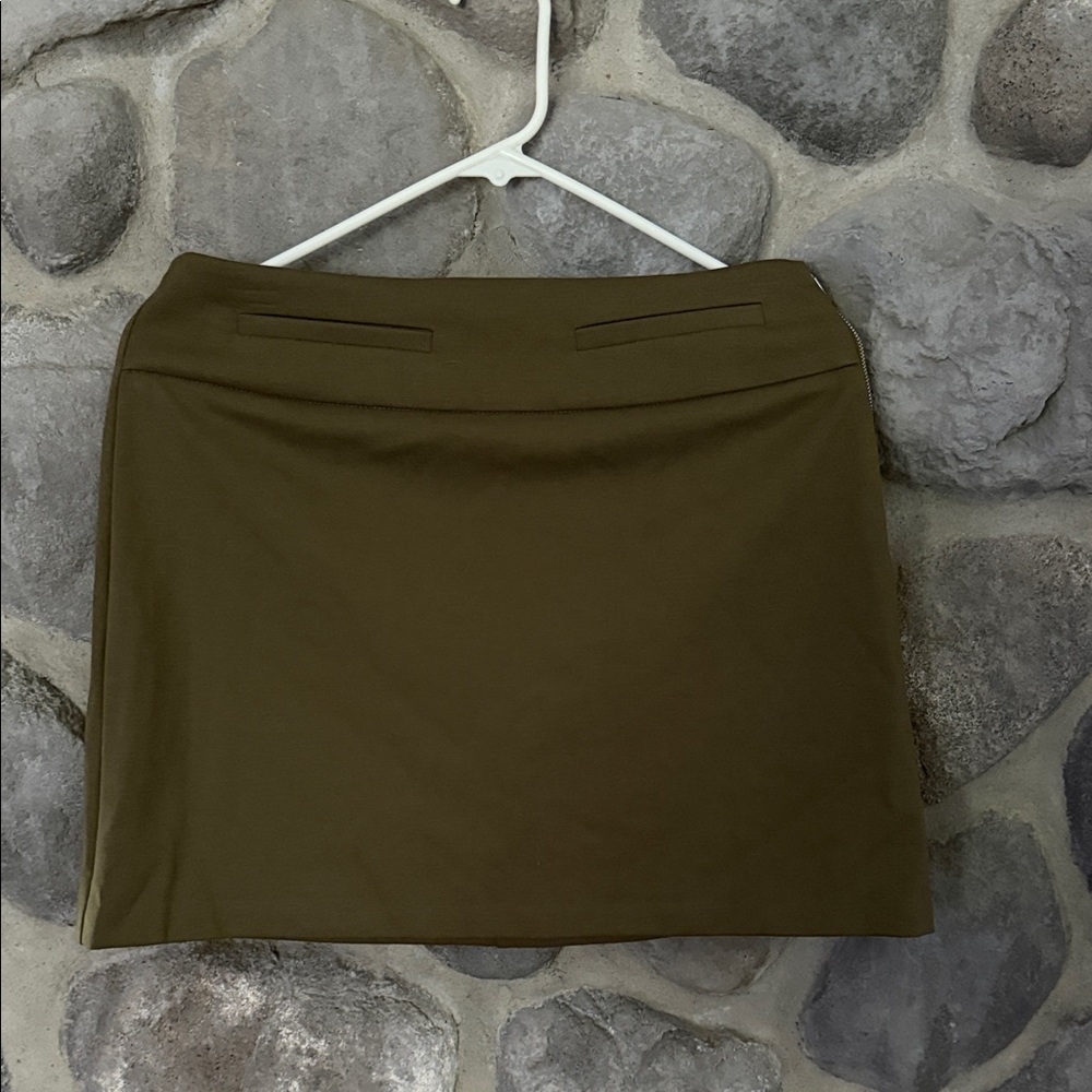 Candie's Green Mini Pencil Skirt for Casual Wear XS